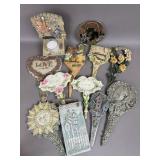 RESIN DECOR & COLLECTIBLES BIRDS FLORAL