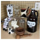 JACKPOT LOT!  GROWLER INSULATED TUMBLER COWS