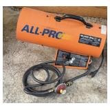 ALL PRO 40000 BTU PROPANE FORCED AIR HEATER
