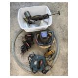 ASSORTED TOOLS & WIRE WELLER BLACK & DECKER