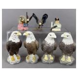 AMERICAN EAGLE FIGURINES CERAMIC & RESIN ARTMARK