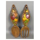 VINTAGE SEXTON METAL FORK & SPOON WALL DECOR