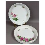 VINTAGE CHRISTINEHOLM FLORAL QUICHE PIE DISHES