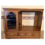 VINTAGE TV ENTERTAINMENT CENTER W STEREO CABINET