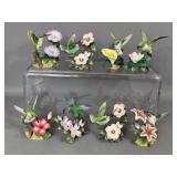 CERAMIC HUMMING BIRD FIGURINES