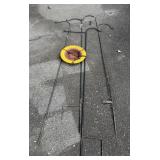 SHEPHERDS HOOKS & HANGING BIRD FEEDER