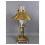 PARIS ISTANBUL ORIENT EXPRESS BRASS TABLE LAMP