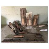 VINTAGE TOOLS PLANERS TROWELS SOLDERING IRONS