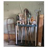 LAWN & GARDEN TOOLS & TOOL ORGANIZER