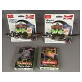 VINTAGE BUDWEISER COLLECTIBLES ALLIGATOR & FROGS
