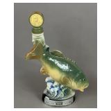 1973 JIM BEAM BASS FISH DECANTER EMPTY