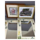 BIRD HOUSE & FLORAL HOME DECOR & MIRRORS