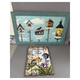 BIRDHOUSE WALL ART HOME DECOR