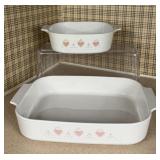 VINTAGE CORNING WARE FOREVER YOURS CASSEROLE DISH