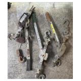 CABLE WINCH PULLERS X 3 MAASDAM POWR PULL