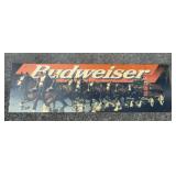 48' BUDWEISER CLYDESDALES PLASTIC ADVERTISING SIGN
