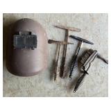 VINTAGE WELDING MASK & TOOLS LAND SEA