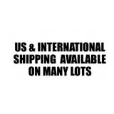 SHIPPING AVAILABLE ON MANY LOTS *SEE LOT FOR DEETS