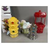 ASSORTED COLLECTIBLES CONTAINER ART STOP LIGHTS