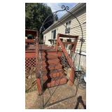 WROUGHT IRON ARBOR TRELLIS