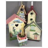 BIRD HOUSE STYLE HOME DECOR LAMPS RECIPE BOX