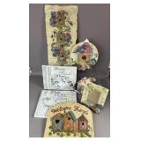 BIRD HOUSE HOME DECOR PHOTO FRAMES WALL DEC
