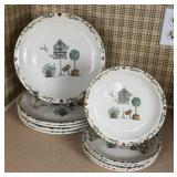BIRDHOUSE BY THOMSON POTTERY PLATES DINNER & SALAD