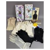 VINTAGE GLOVES WALLET PURSES HAIR ACCESSORIES