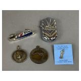 WINSTON LIGHTER PEWTER NAVY SAILOR BUFFALO TRACE