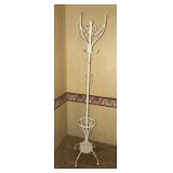 METAL COAT RACK W UMBRELLA HOLDER