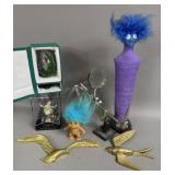 COLLECTIBLES WOO DOLL TROLL DOLL ELGIN CLOCK BYA G