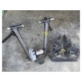 CYCLE OPS INDOOR BIKE TRAINER & CLIMBING RISER BLK