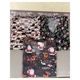 COTTON SCRUB TOPS CHRISTMAS SZ 3XL