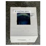 8' GLASS GAZING BALL BLUE