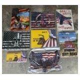 METAL SIGNS ROUTE 66 AMERICA DONT TREAD ON ME