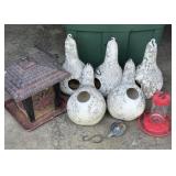 BIRD FEEDERS & GOURD BIRD HOUSES HUMMINGBIRD