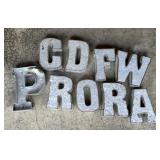 HOBBY LOBBY METAL WALL DECOR LETTERS
