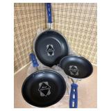 SYSCO BLACK DIAMOND SKILLET SET NOS