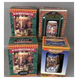 BUDWEISER COLLECTIBLE CHRISTMAS BEER STEINS