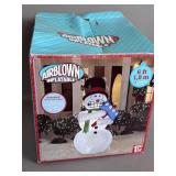 GEMMY 6 FOOT ANIMATED SNOWMAN INFLATABLE