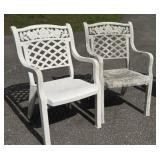 OUTDOOR PLASTIC STACKING CHAIRS