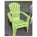PLASTIC OUTDOOR ADIRONDACK CHAIR