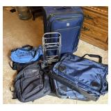 LUGGAGE W CART GARMENT BAG SUITCASE