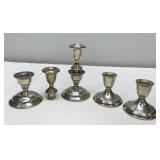 Duchin and Watrous Sterling Candlesticks