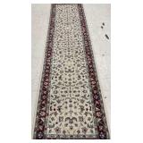 100% Wool Hand Knotted Runner