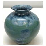 Phil Morgan 1996 Crystalline Vase, Signed