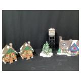 Fishing Cabins, Ski Shop, Tower, Trees