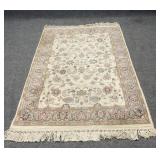 Hand Knotted Pastel Tabriz Rug
