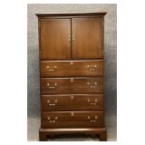 Link Taylor Mahogany Chippendale Tall Chest