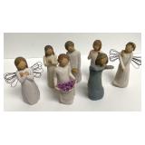 Seven Willow Tree Figurines